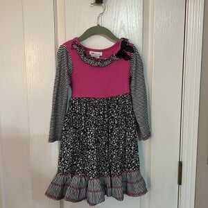 Bonnie Jean Pink and Black Dress